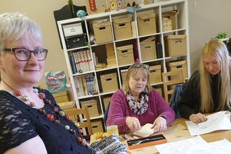 Textiles workshop by Trash to Treasure