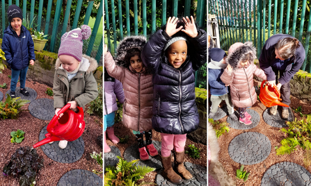 The nursery garden has been a big hit with the kids