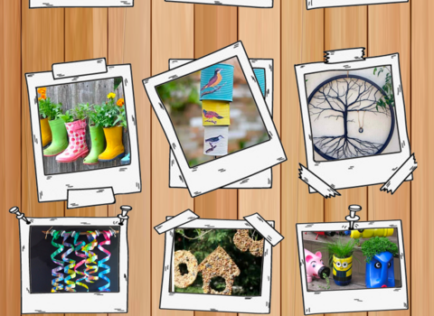 Collage of crafts from The Sunnywood Project